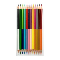 Набор карандашей цветных Giotto Stilnovo Bicolor, двусторонние, 3.3 мм, 24 цвета